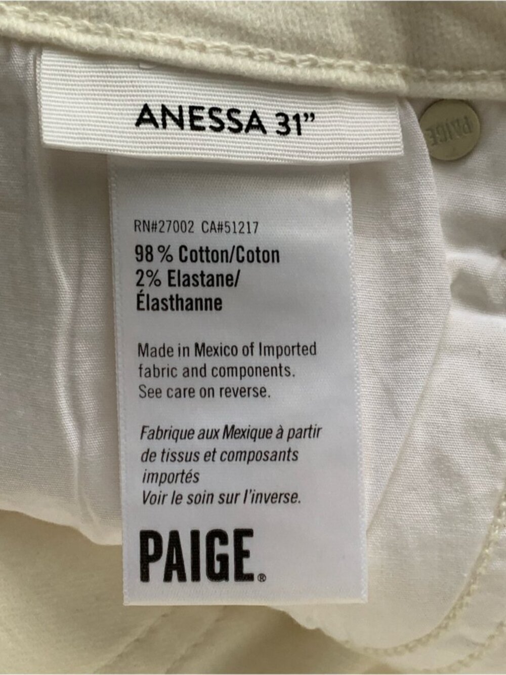 Anthropologie PAIGE Anessa Wide Leg Jeans - Picture 8 of 8